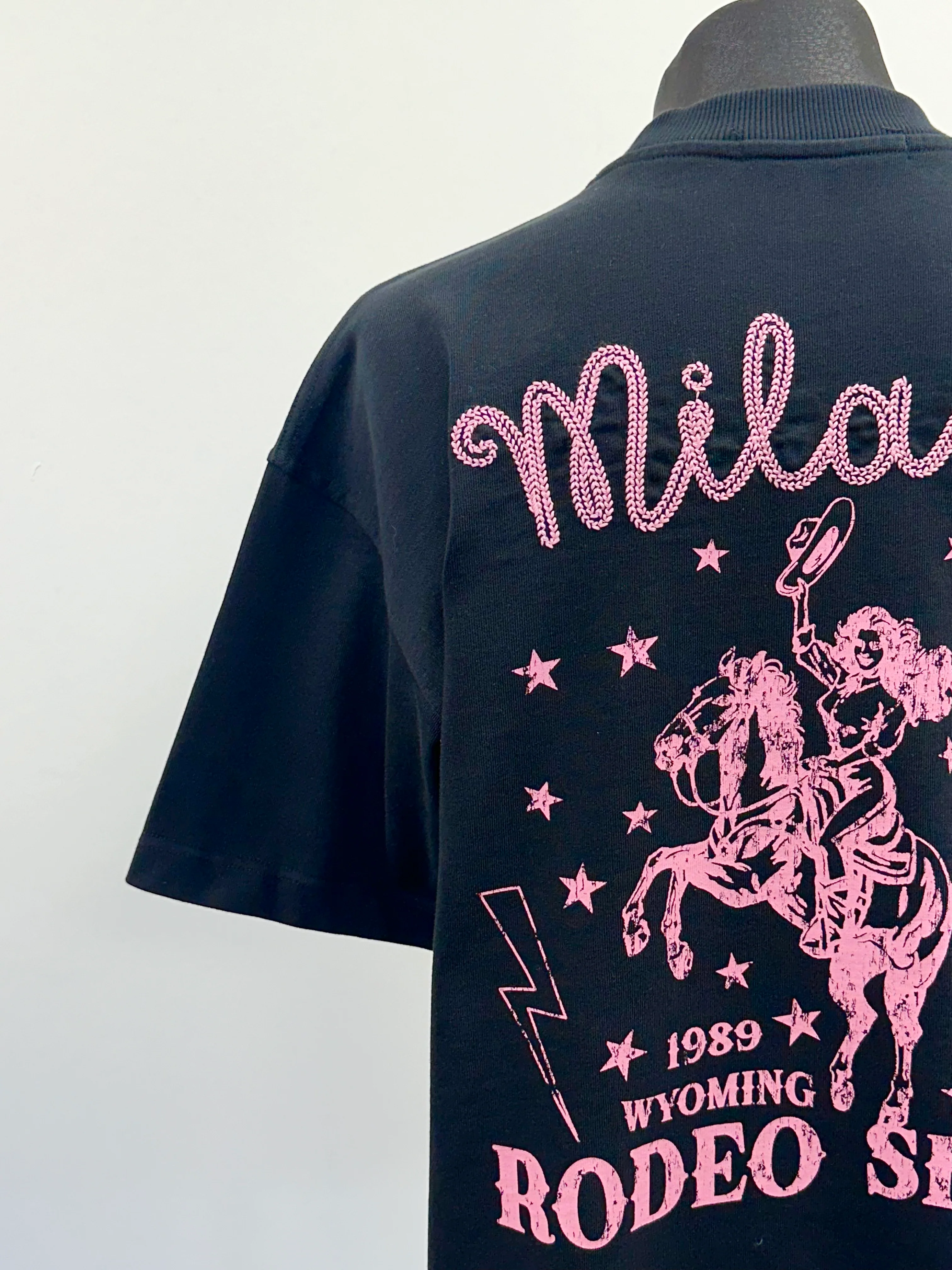 Black Rodeo Show Heavyweight T-shirt. - Image 3