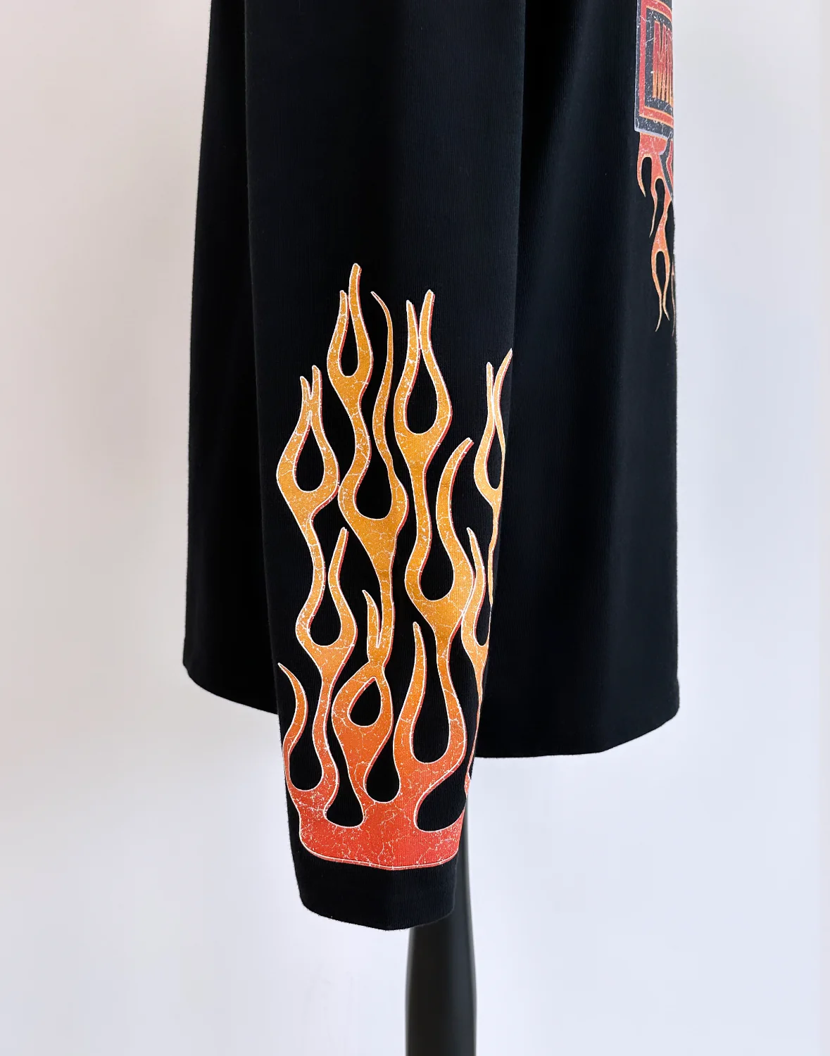 Black Harley Heavyweight Long-sleeve T-shirt. - Image 5