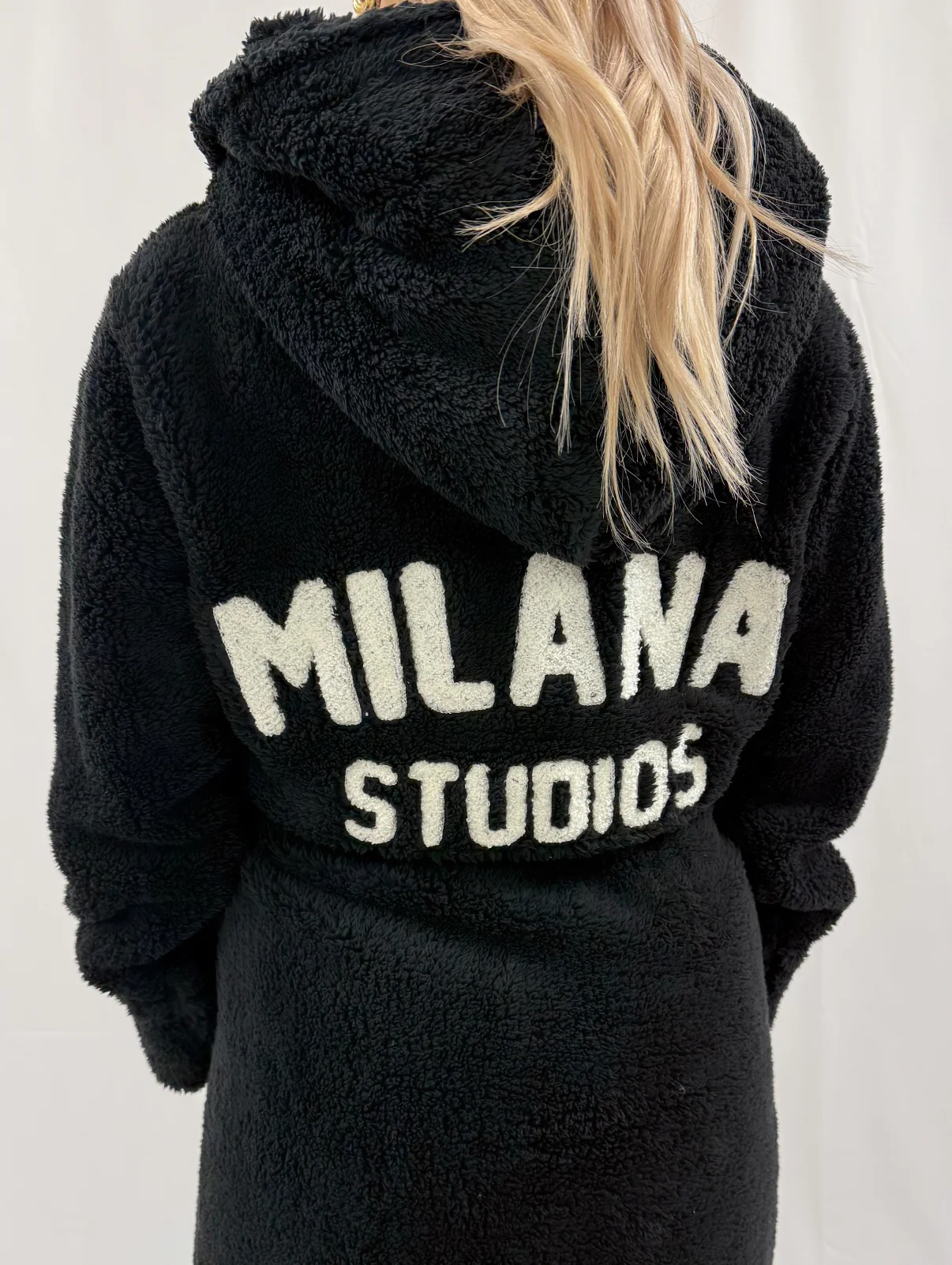 Black Milana Dressing Gown. - Image 3
