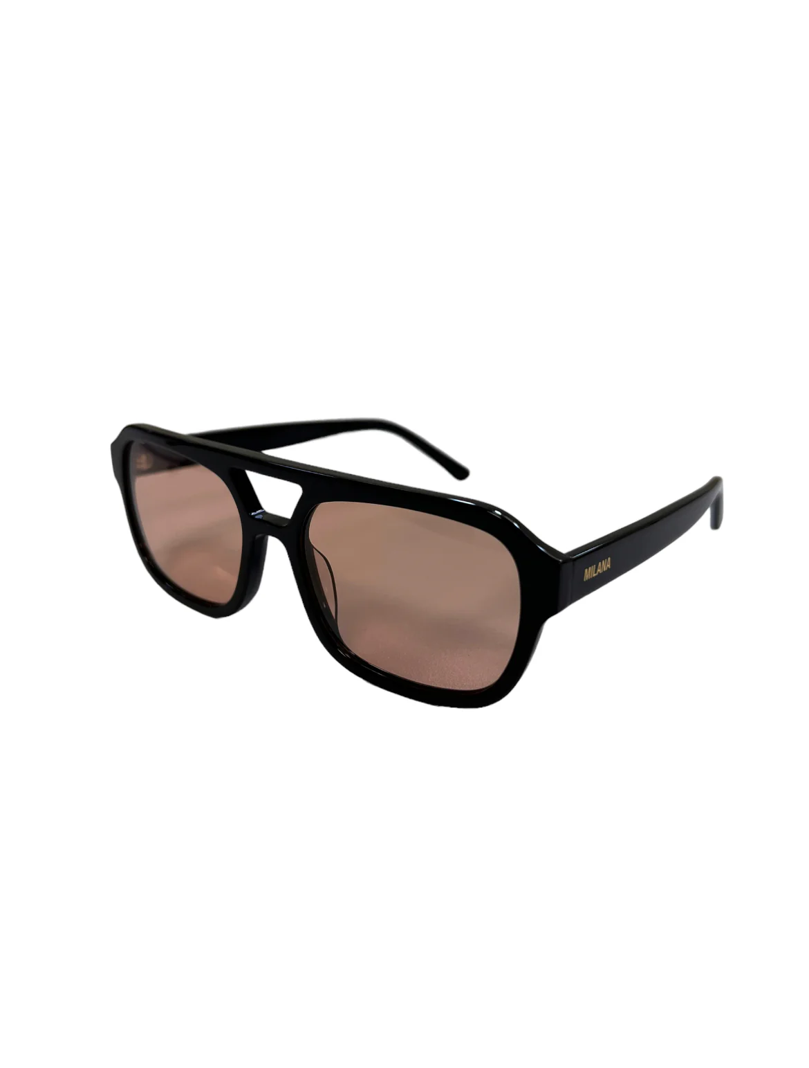 Black & Pink Aviator Sunglasses. - Image 3