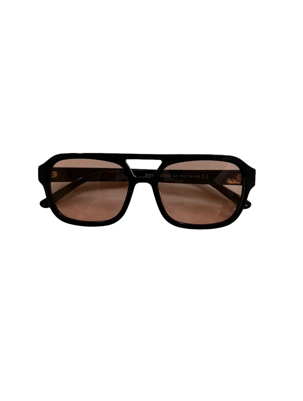 Black & Pink Aviator Sunglasses. - Image 4