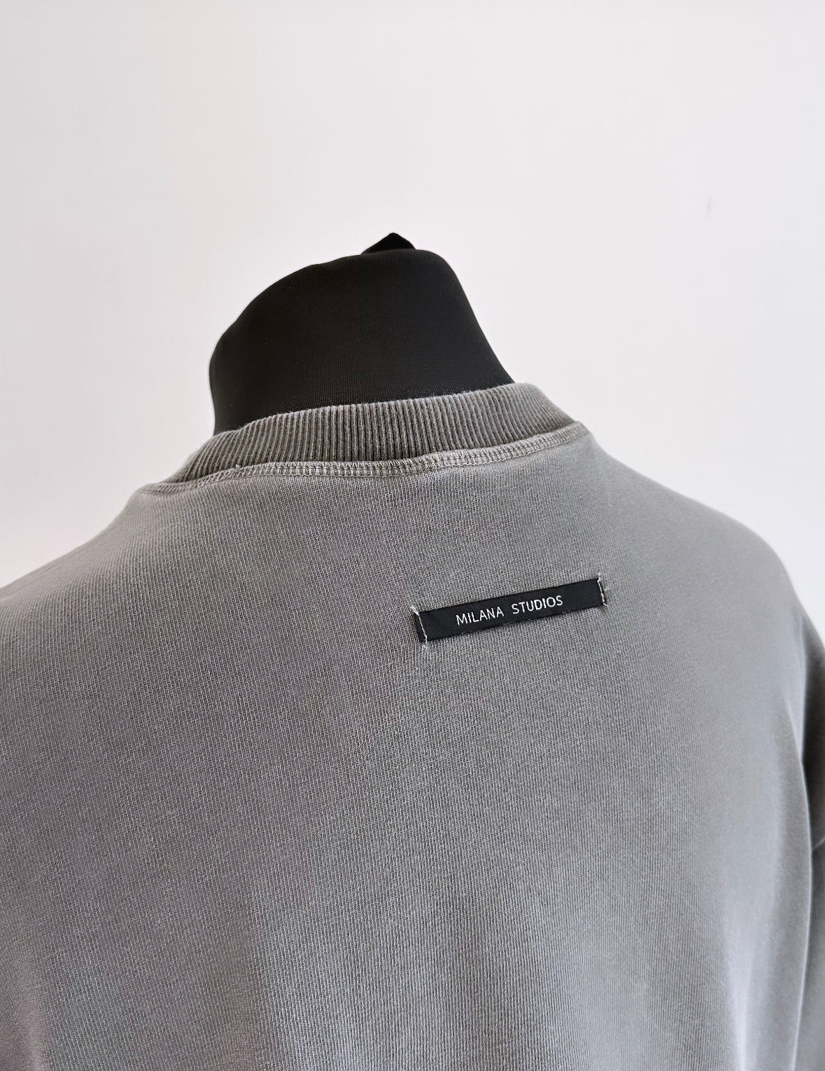 Charcoal Harley Heavyweight Long-sleeve T-shirt. - Image 6
