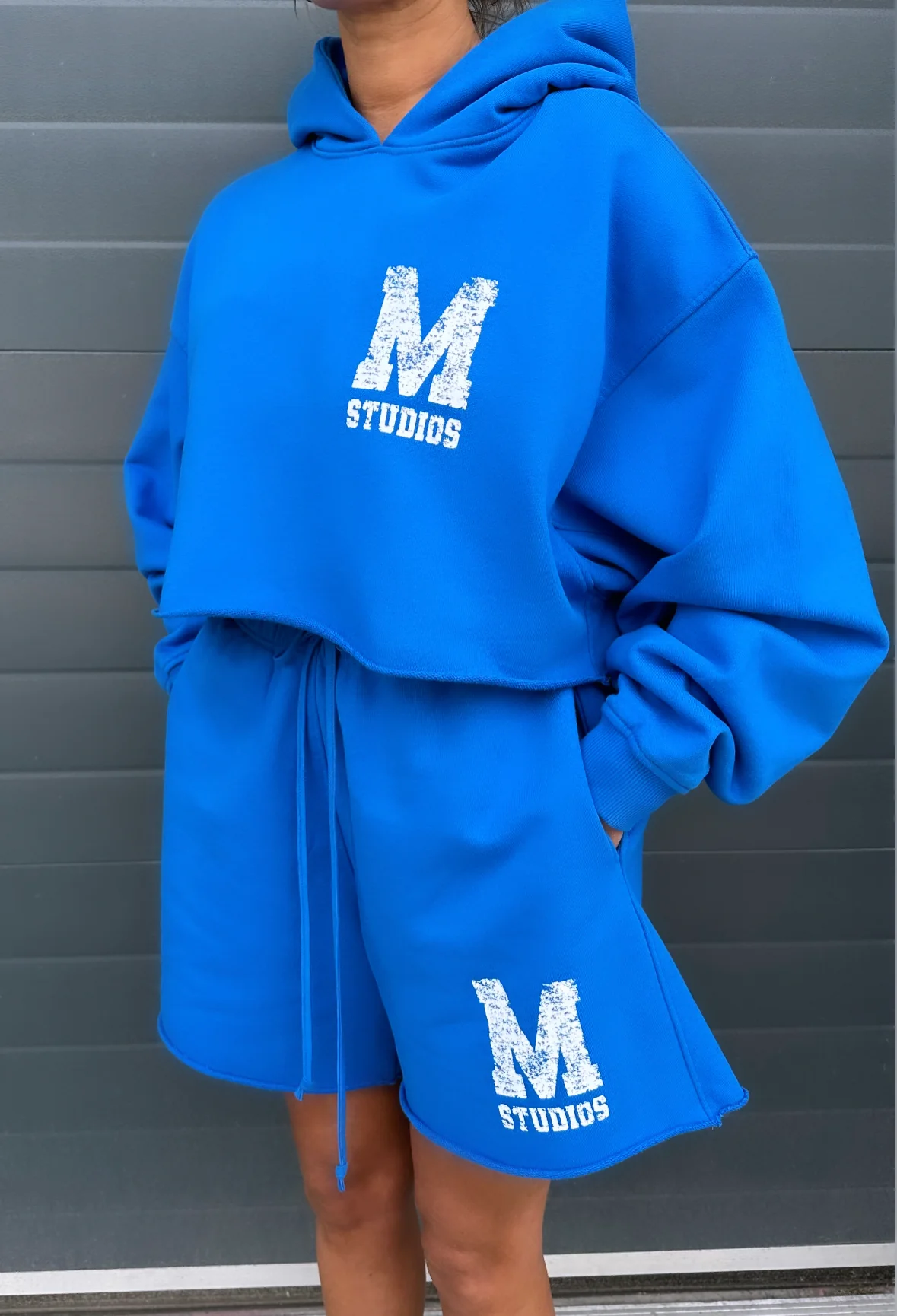 Cobalt M Studios Cropped Hoodie. - Image 3