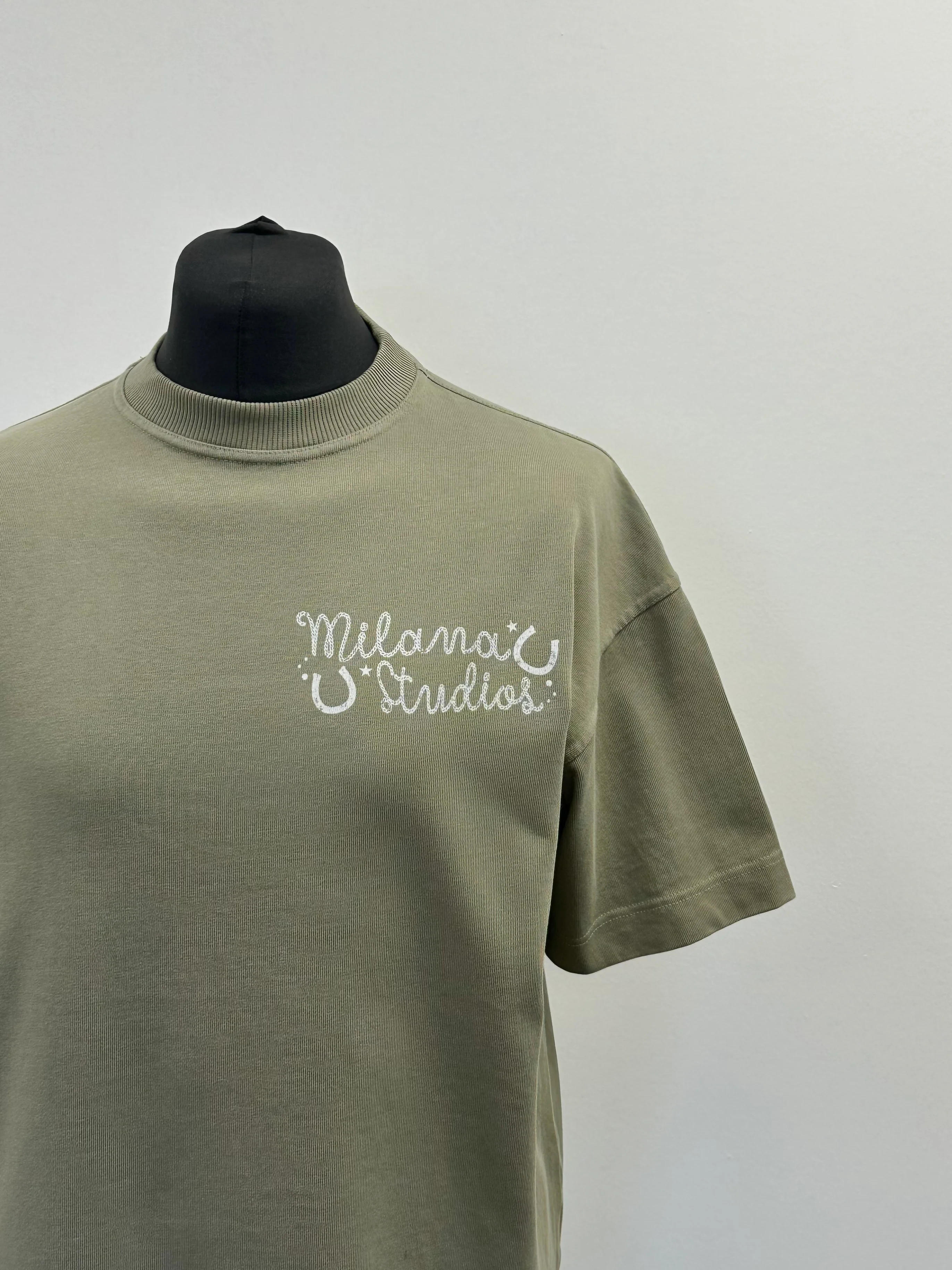 Cool Khaki Rodeo Show Heavyweight T-shirt. - Image 4