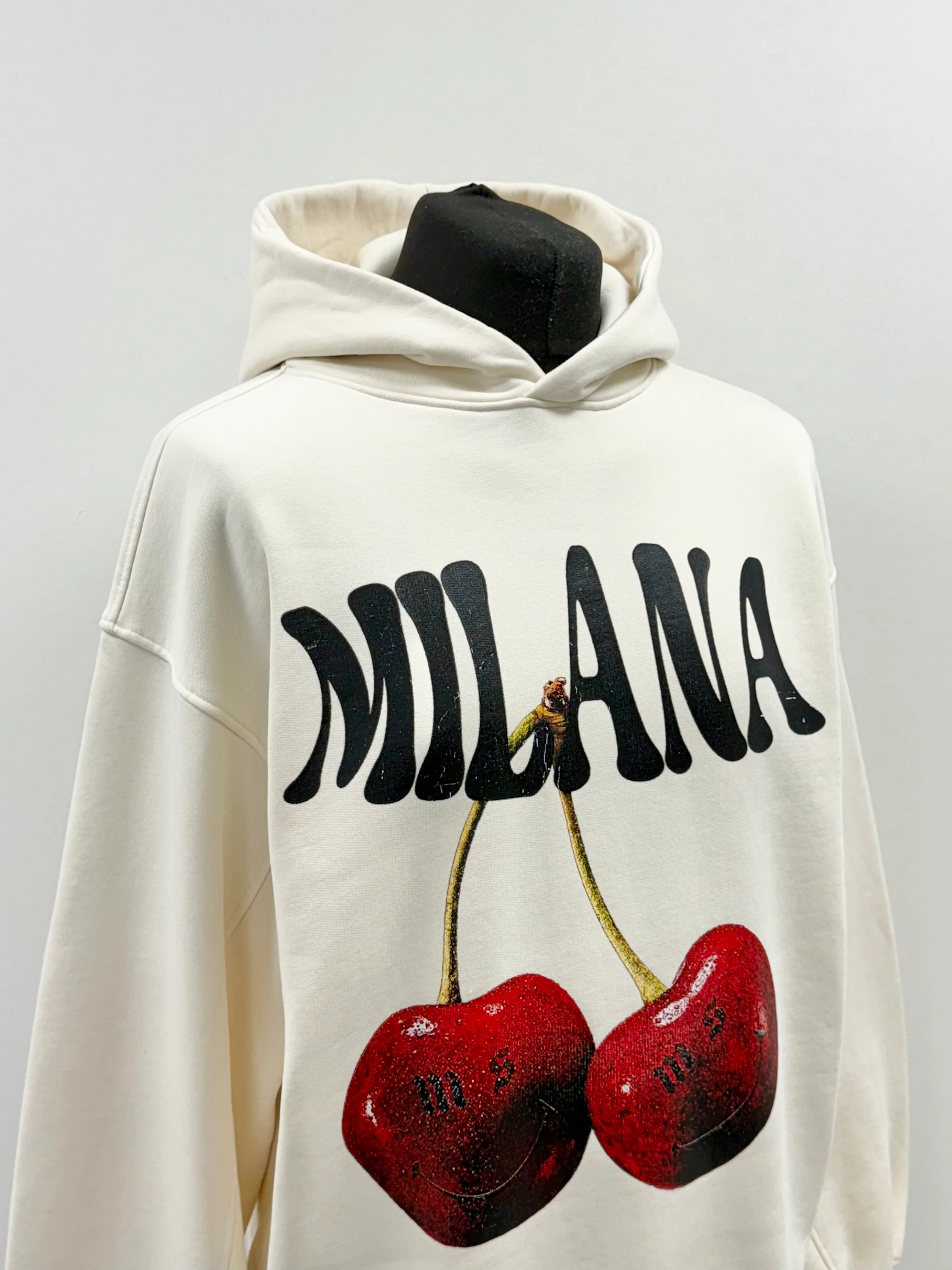 Cream Cherry Heavyweight Hoodie. - Image 4