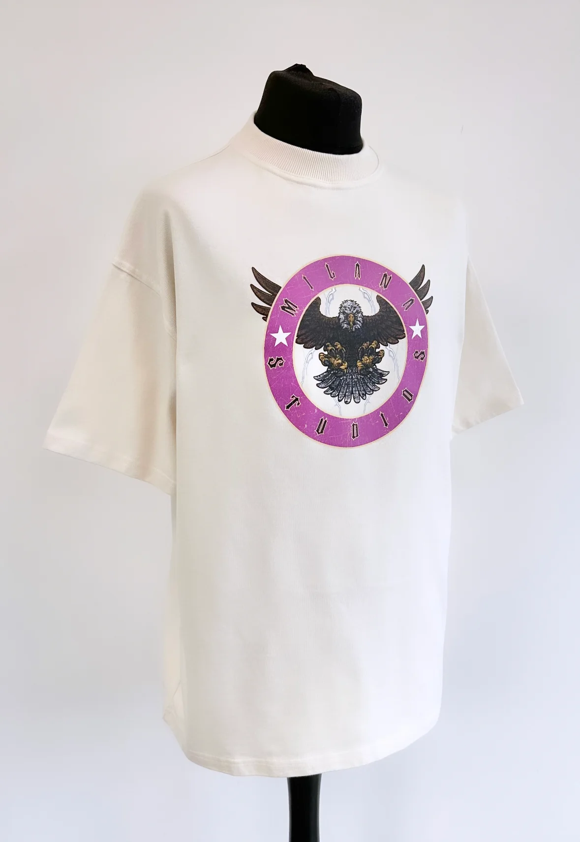 Cream Eagle Heavyweight T-shirt. - Image 3