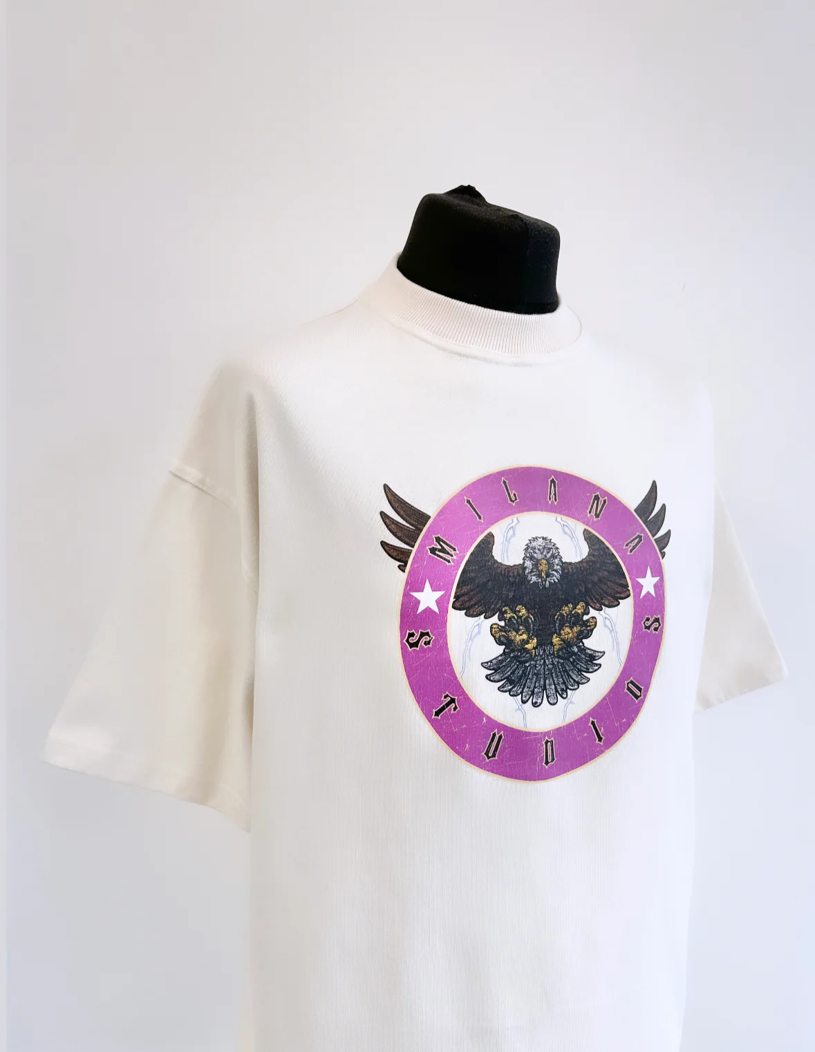 Cream Eagle Heavyweight T-shirt. - Image 4
