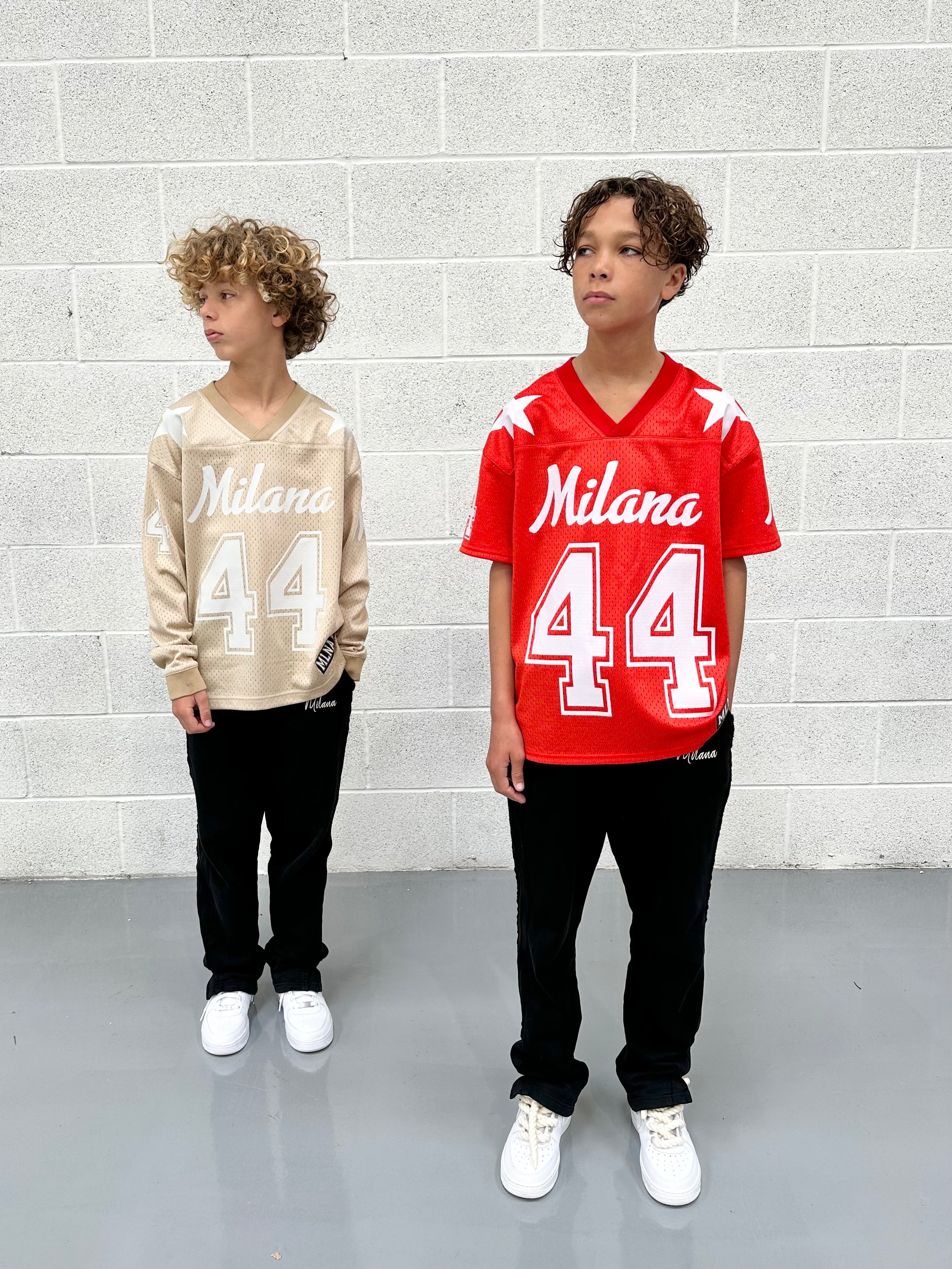 Red Mesh Kids Jersey. - Image 4