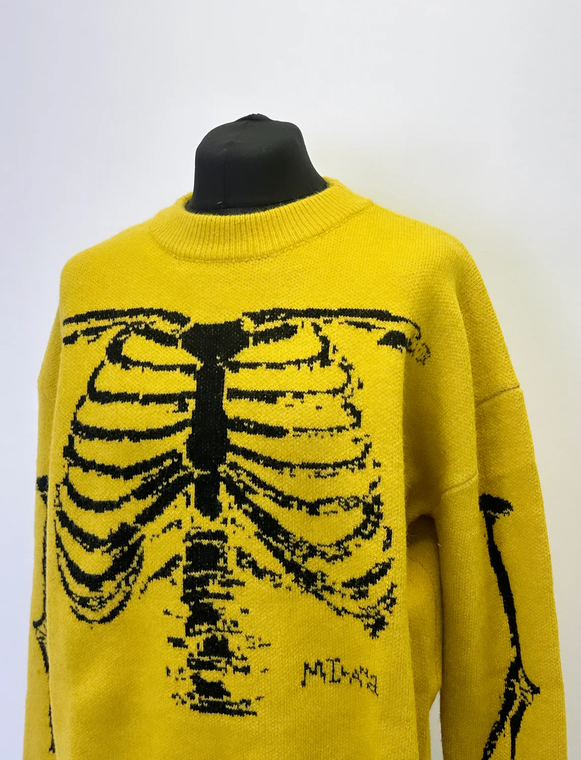 Moss Bones Heavyweight Knit Sweatshirt. - Image 4