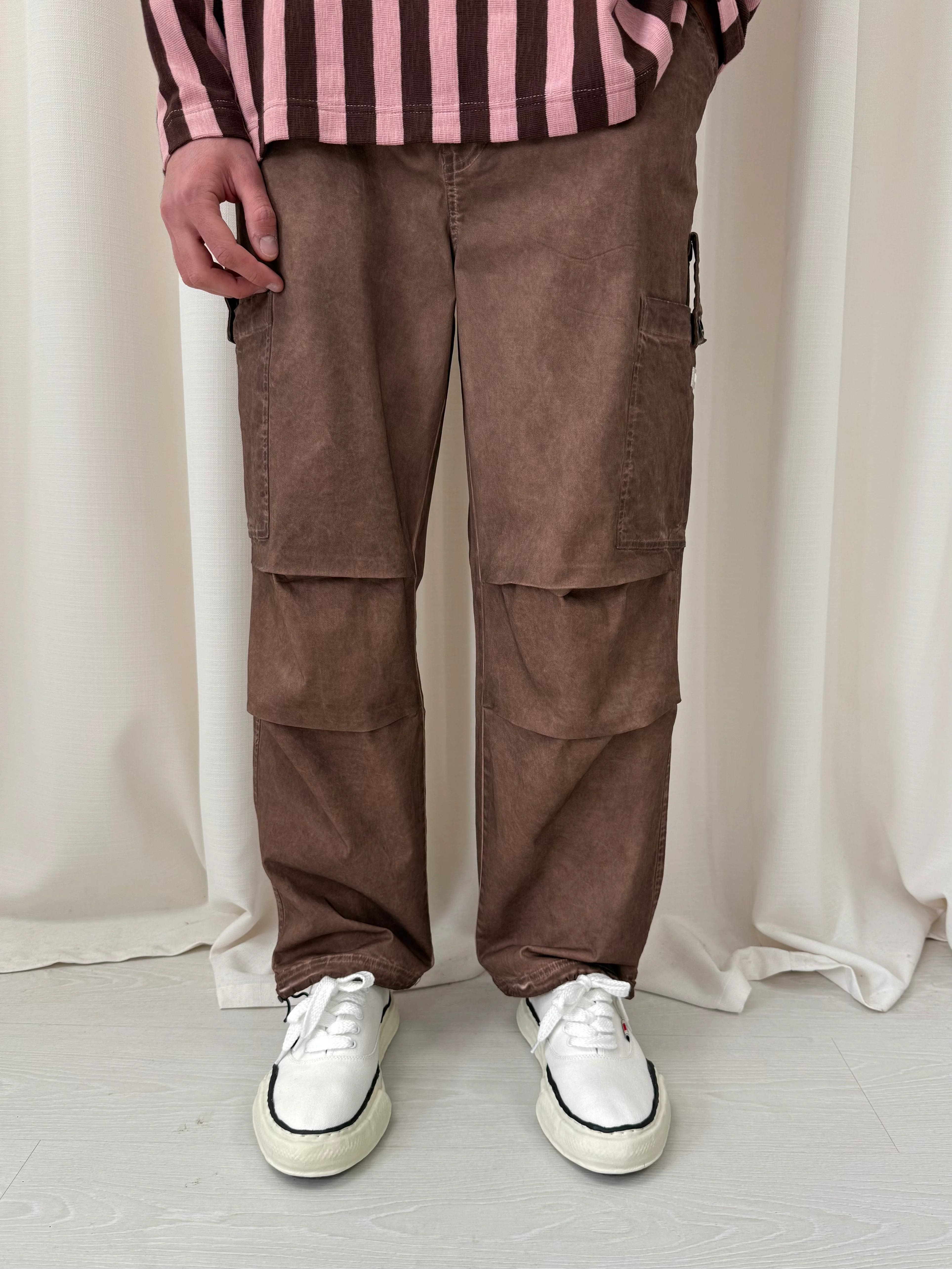 Vintage Brown Cargo Pants. - Image 3
