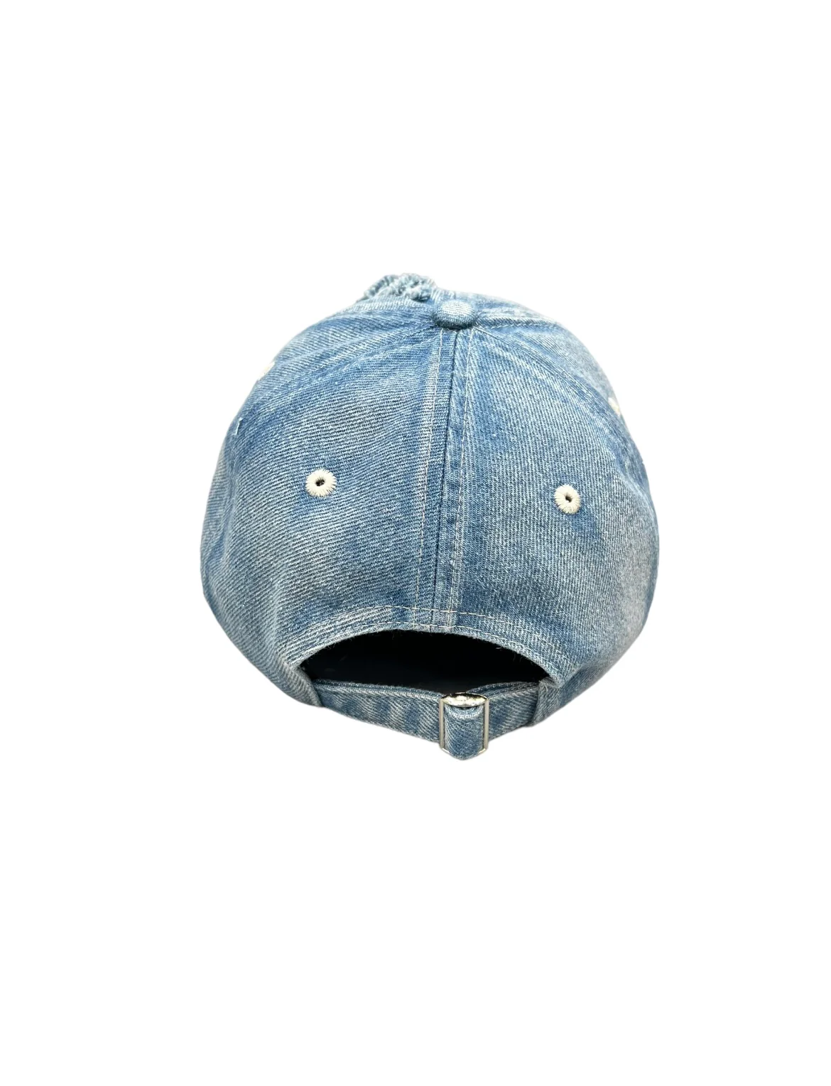 Washed Denim Patch Cap. - Image 3