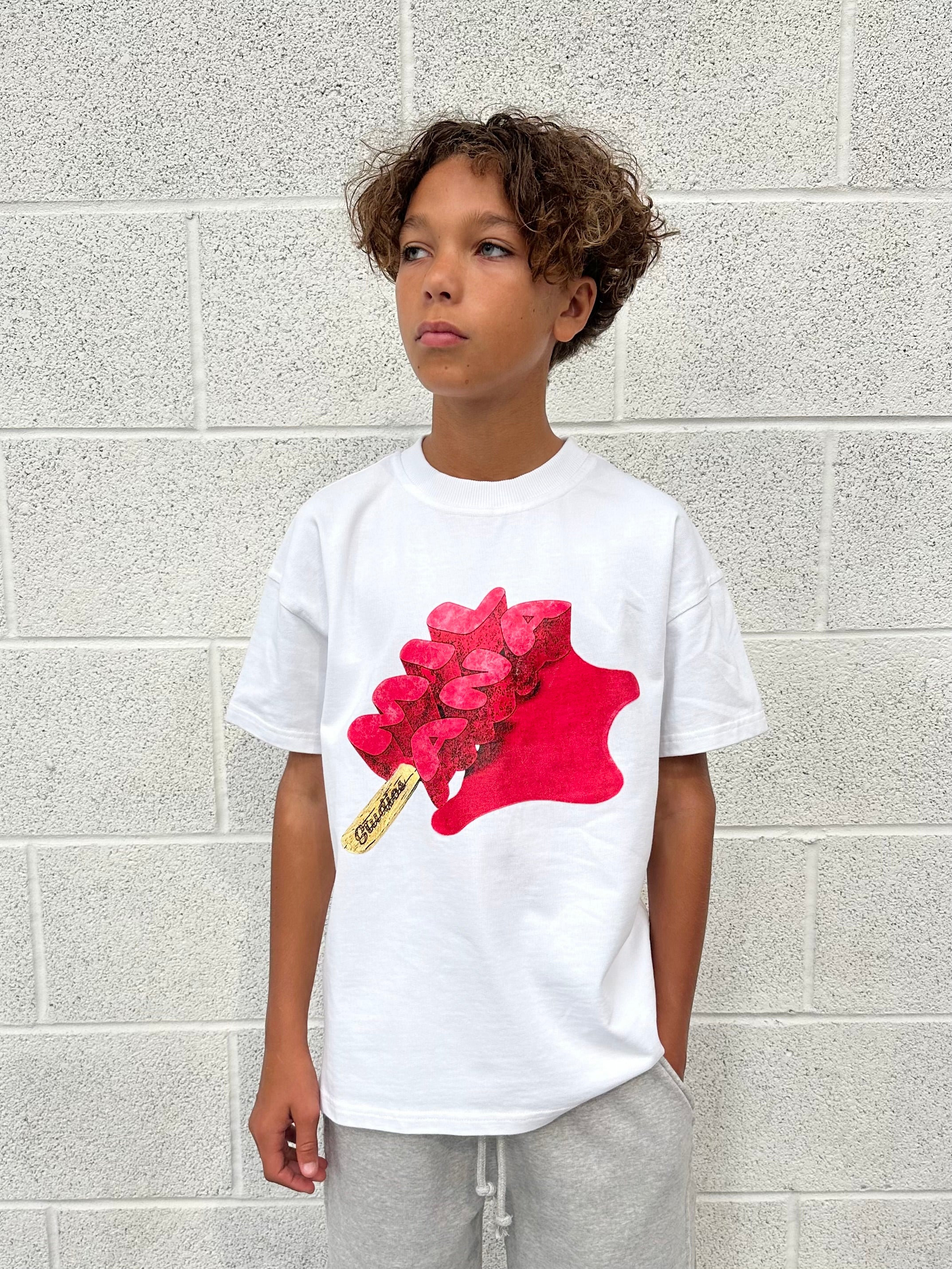 White Ice Lolly Kids T-shirt. - Image 3